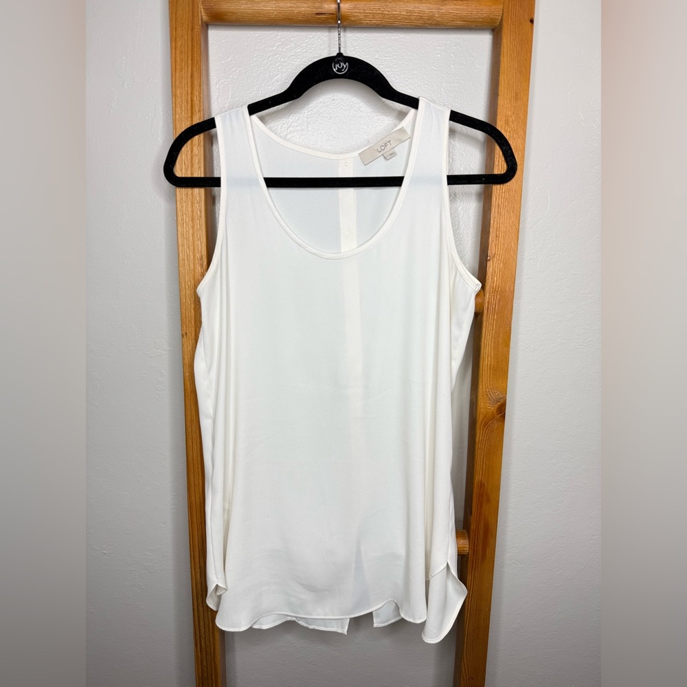 LOFT Women's Classic White Tank Top